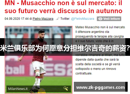米兰俱乐部为何愿意分担维尔吉奇的薪资? 米兰俱乐部为何愿意分担维尔吉奇的薪资?